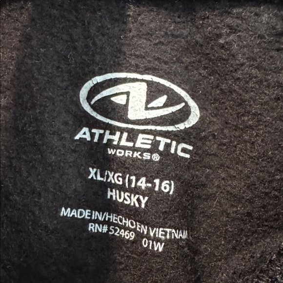 Athletic Works Boys Black Sweatpants Size XL 14-16 Husky - Picture 5 of 6